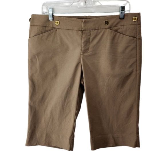 Burberry Shorts Burberry Khaki Bermuda Shorts Size 8 Poshmark